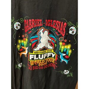 Gabriel Iglesias Beyond the Fluffy World Tour 2020 Black T-Shirt Mens Medium